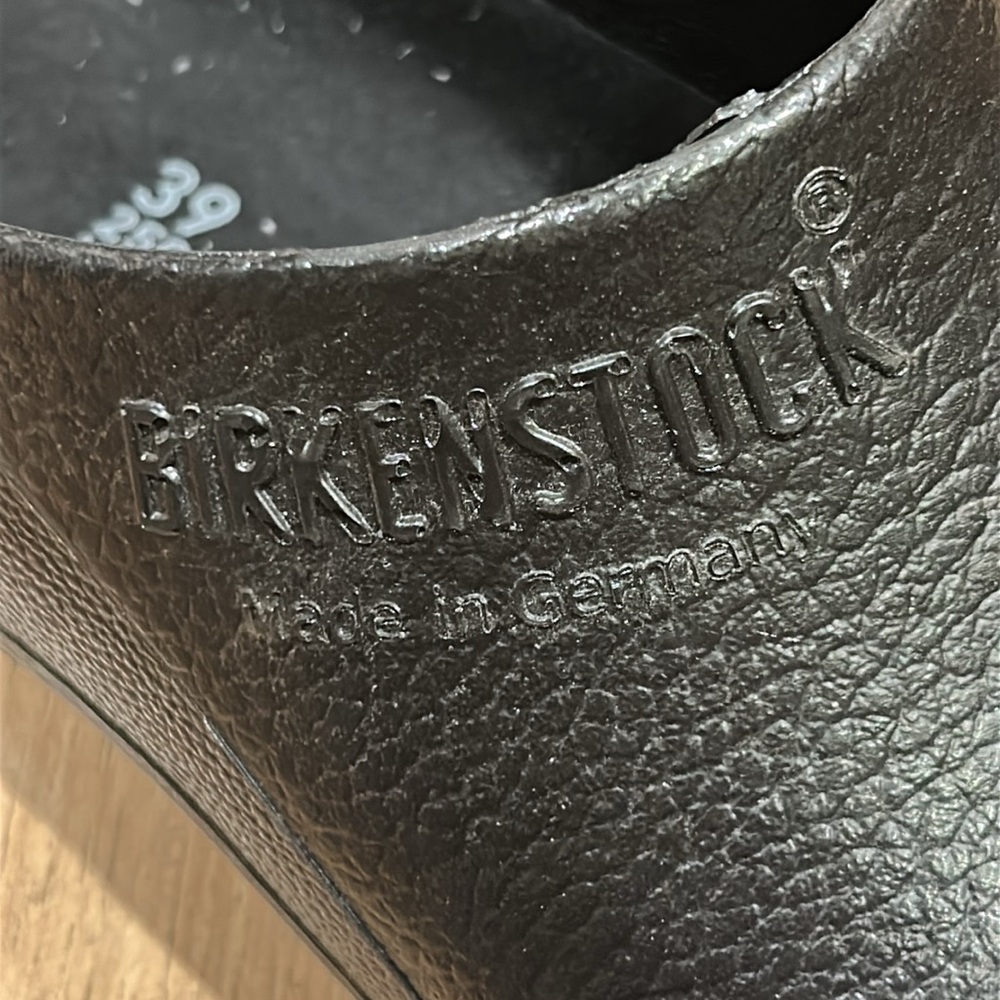 Birkenstock Profi-Birki Size 39 Black Professional Clogs - Picture 4 of 9